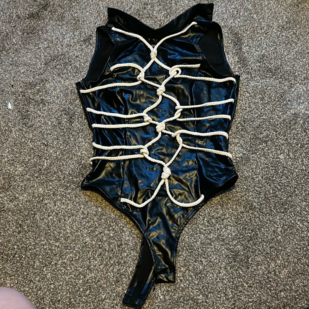 Bondage rope bodysuit
